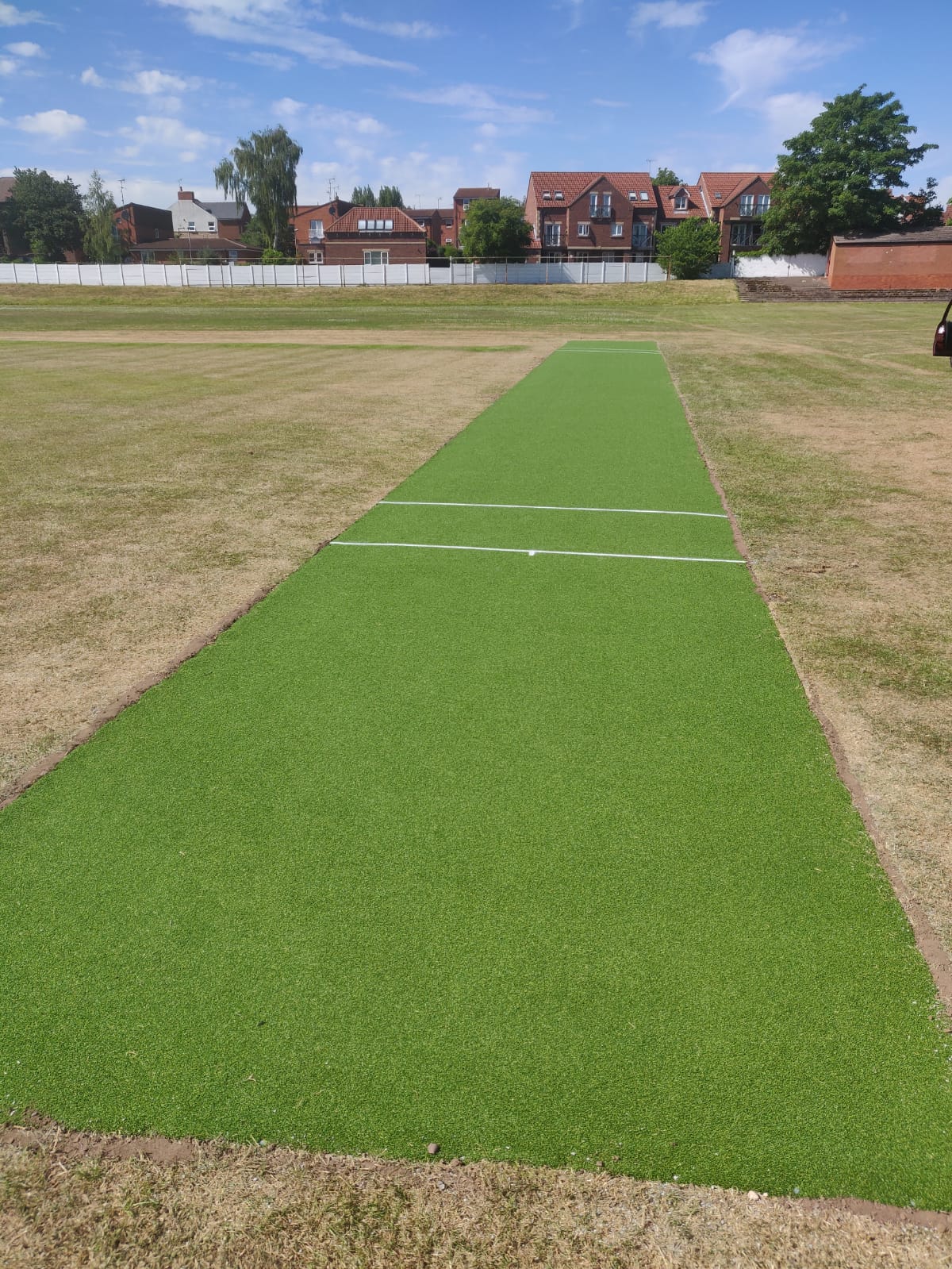 Worksop cricket club practice pitch
