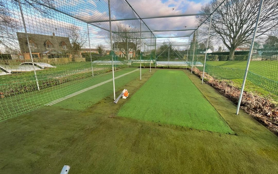 Moulton Harrox Cricket Club nets